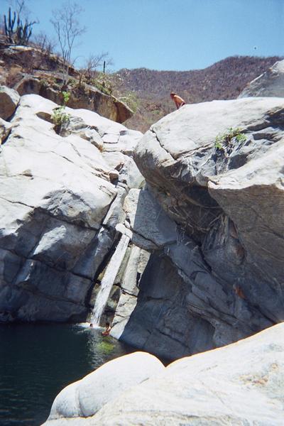 Waterfall at Santiago's Cañon de la Zorra