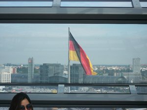 german flag from reichstag