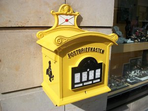 german mail box, cant miss them