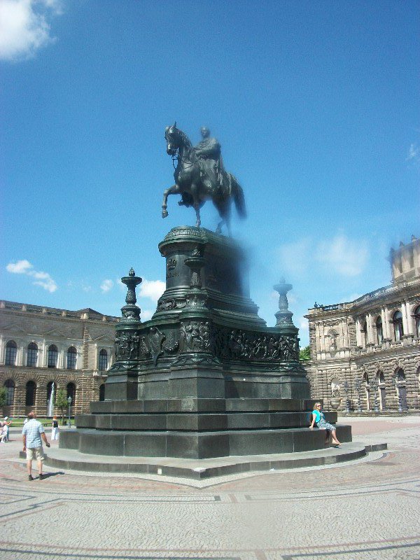 statue outside of zwinger