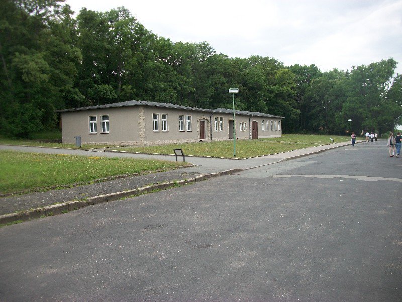 more buildings on way into camp