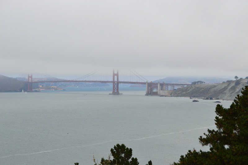 View from China Beach--the other side of Golden Gate Bridge