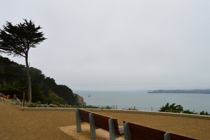 View from China Beach looking toward the Pacific