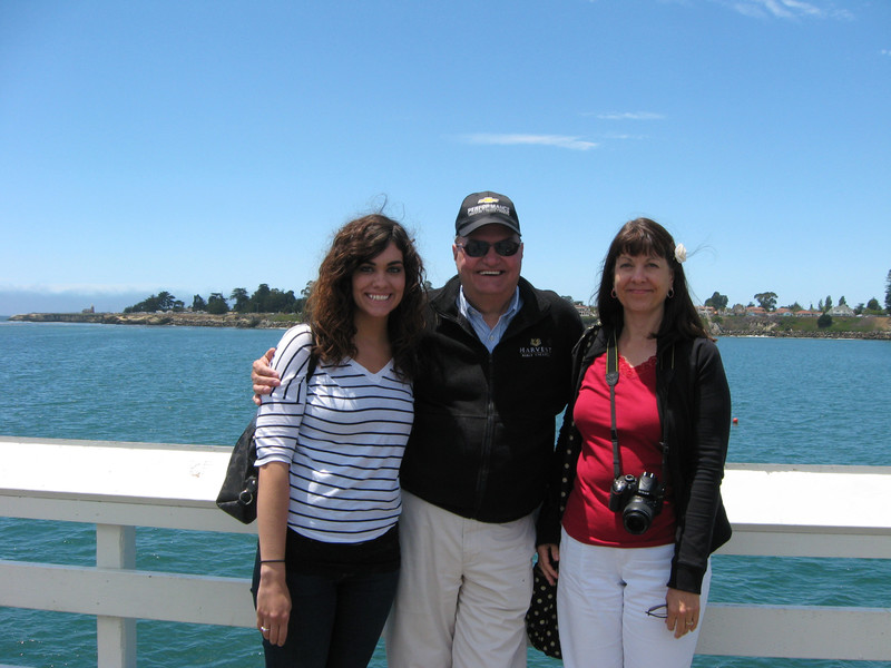 On the wharf in Santa Cruz