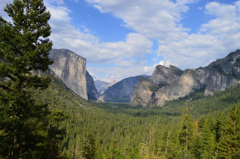 View from Tunnel View point