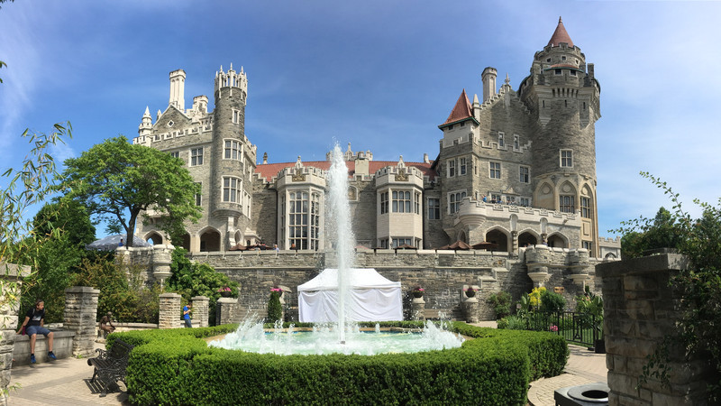 Casa Loma from the back