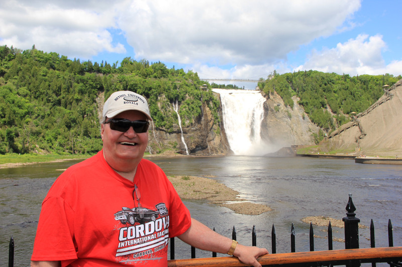 Steve at Montmorency Falls
