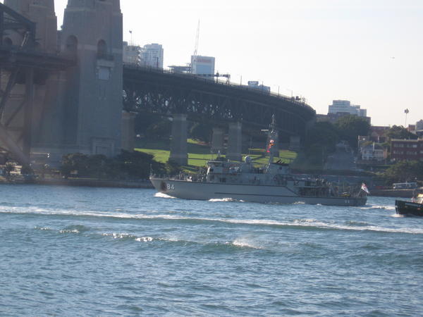 Navy Ship in the Harbour