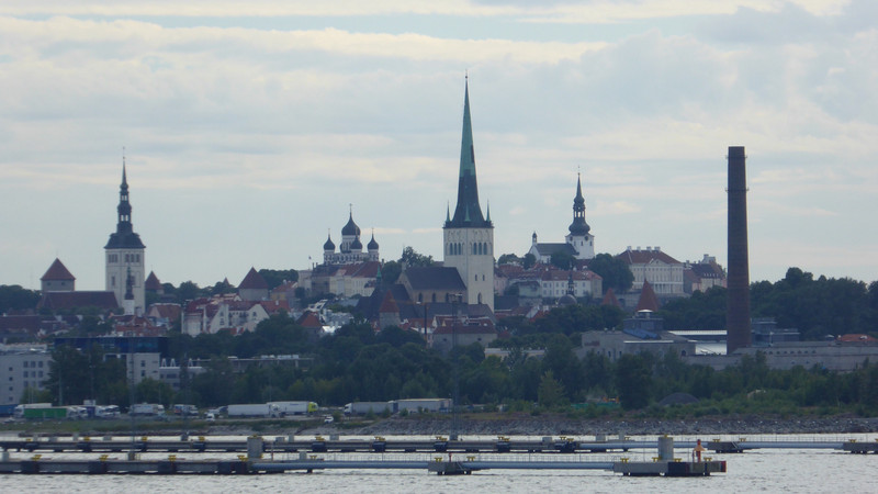 première vue de Tallinn