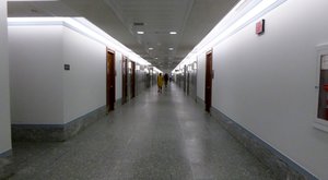 les couloirs du Sénat