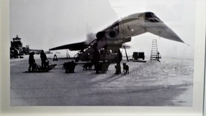 le Concorde en 1974 à Anchorage