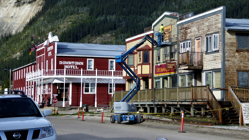 Dawson City centre