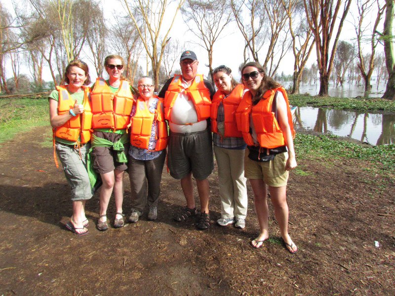 Our boat crew from left to right: Tessa, Vicki, Julie, Mark, myself, Samantha 
