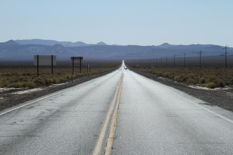 La route menant à Death Valley