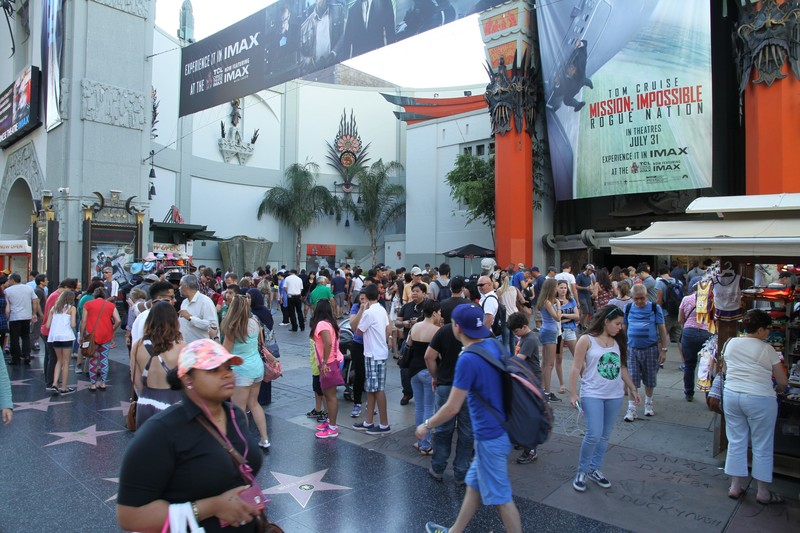 Hollywood boulevard et le walk of fame