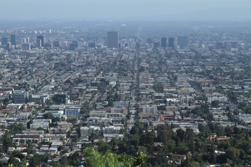 Los Angeles semble s'étendre à l'infini