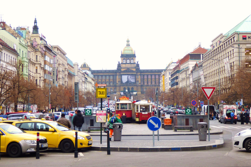 Wenceslas Square in New Town
