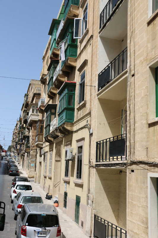 Moorish inspired balconies