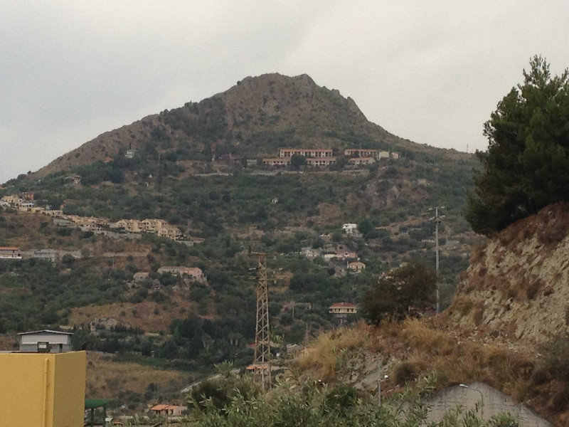 view of Seracin Castle hill