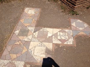 Tile Floor from Palatine Villa