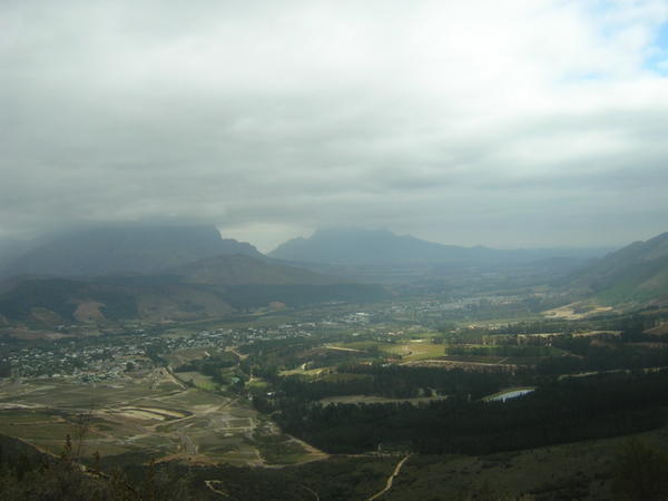 the wine valley of Franschhoek/Paarl/Stellenbosch