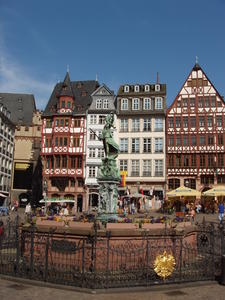 Frankfurt am Main, timber-framed houses at City Hall plaza