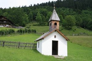 A chappel on a mountain hill
