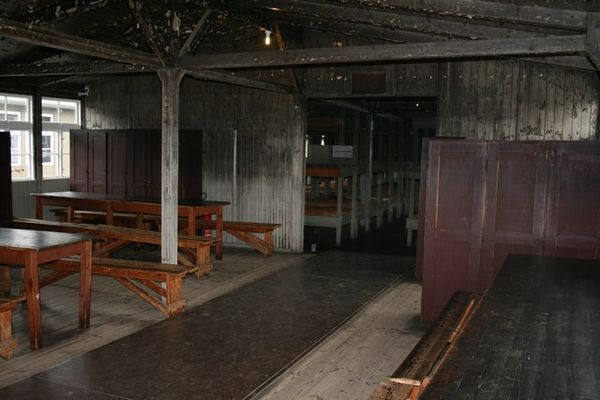 Inside a barrack