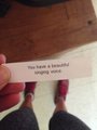 My fortune cookie. We all know its true. 