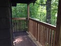 Deck on my fave cabin! Overlooks the lake :)