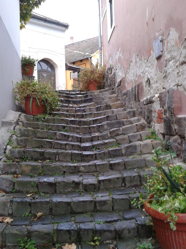 Steps worn down over the centuries