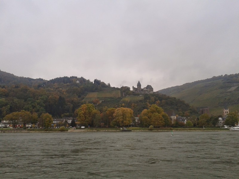 Kaub (I think) and Gutenfels Castle