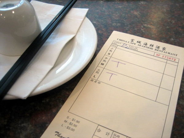 They tally how much dimsum one has eaten