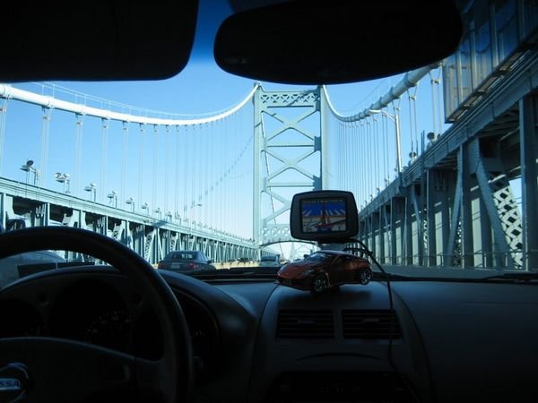 Crossing the Franklin Bridge