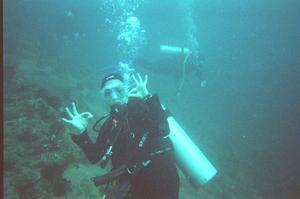 My First Underwater Picture