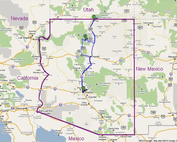 Our route