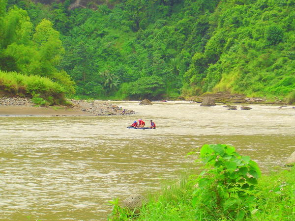 Scenic view from the pinoy rafts