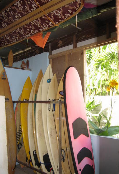 Surfboards at Ocean 101