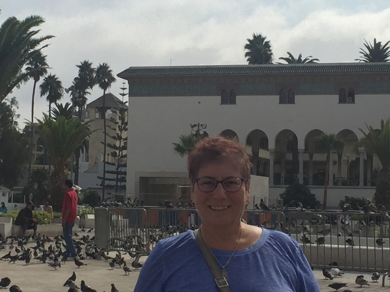 Susan at Casablanca square