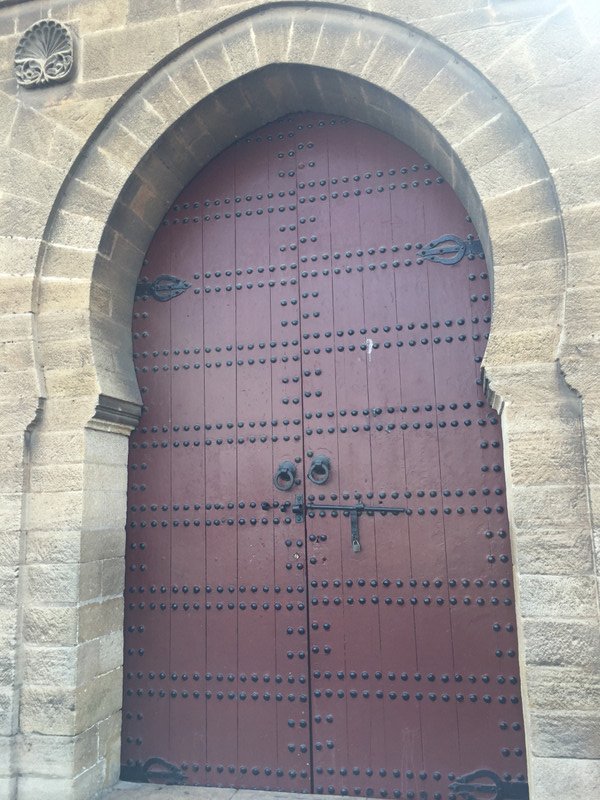 Mosque door in the Habous
