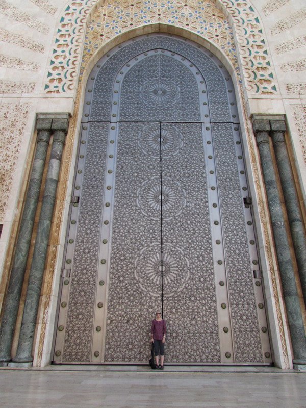 Me in front of another of the giant doors