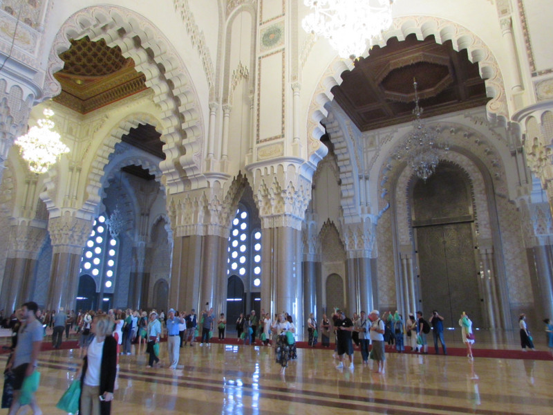 Section of the mosque interior