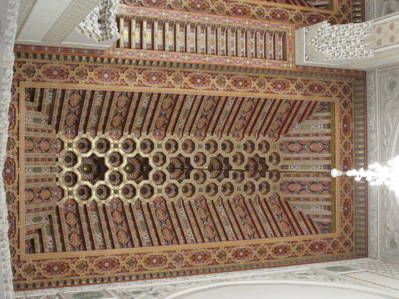 Section of the ceiling