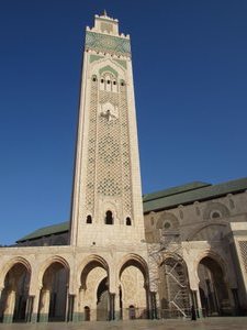 Hassan II Mosque minaret