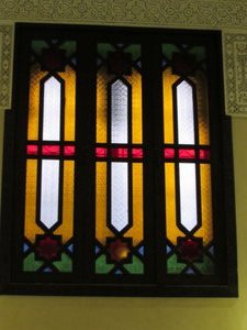 Riad stained glass