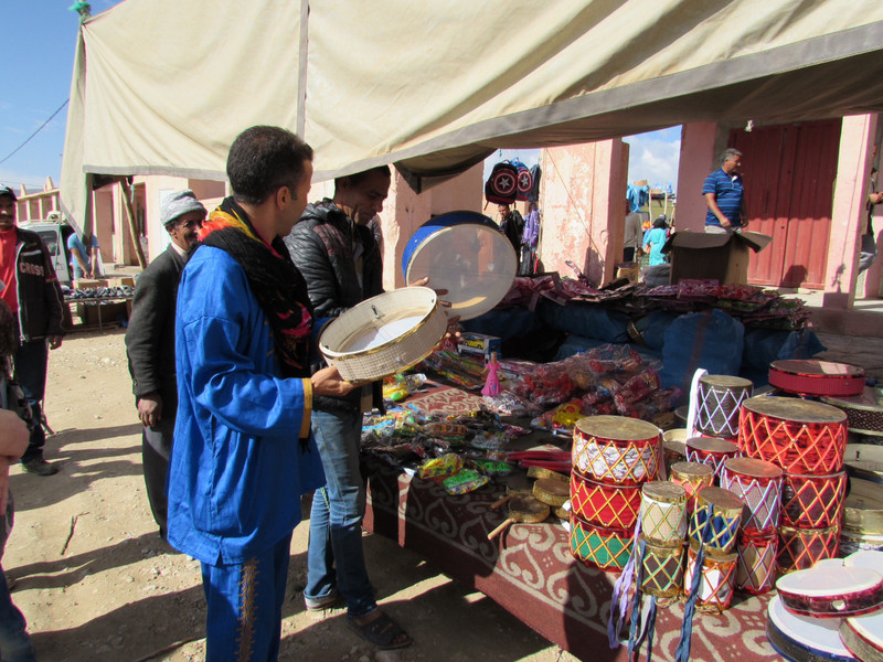 Abdul at the Nazala market