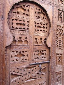 Medina wooden doorway