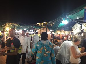 Djamaa el-Fna at night