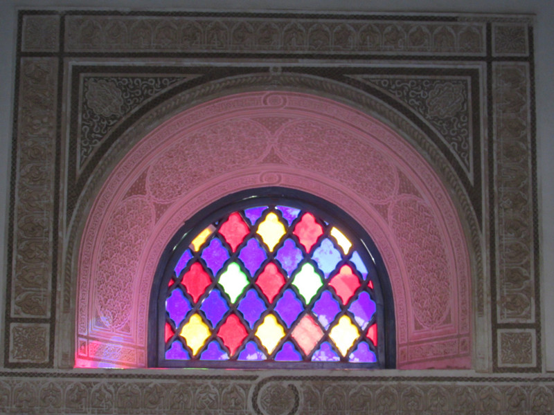 Bahia Palace stained glass