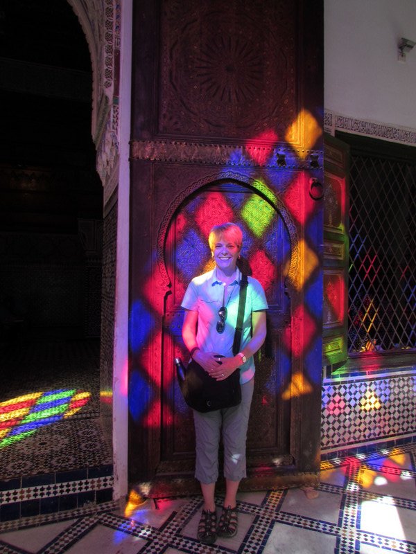 Me in light reflections - Bahia Palace